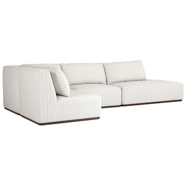 Outdoor 4 Piece Sectional, Amalfi Natural by Four Hands