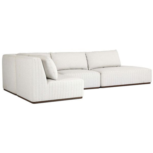 Outdoor 4 Piece Sectional, Amalfi Natural by Four Hands